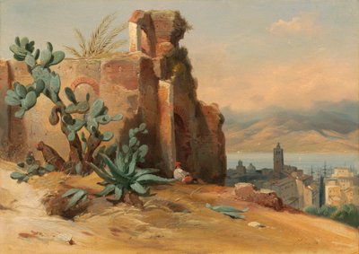 Ruines antiques près de Messine, Sicile - Jean Charles Joseph Rémond